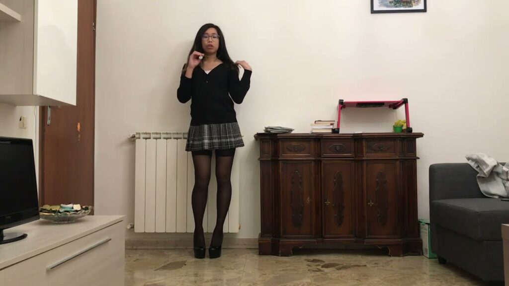 Simona Prova Le Calze Per Reggicalze Aubade Serenade Con Balza Trasparente Glamissima